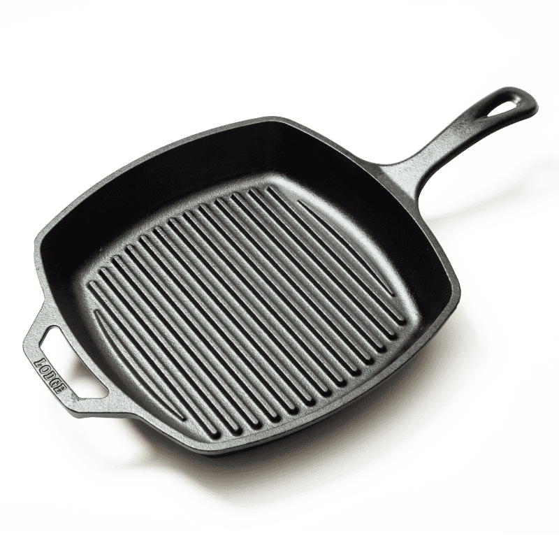 Lodge Chef Collection 11 Seasoned Cast Iron Square Grill Pan + Reviews