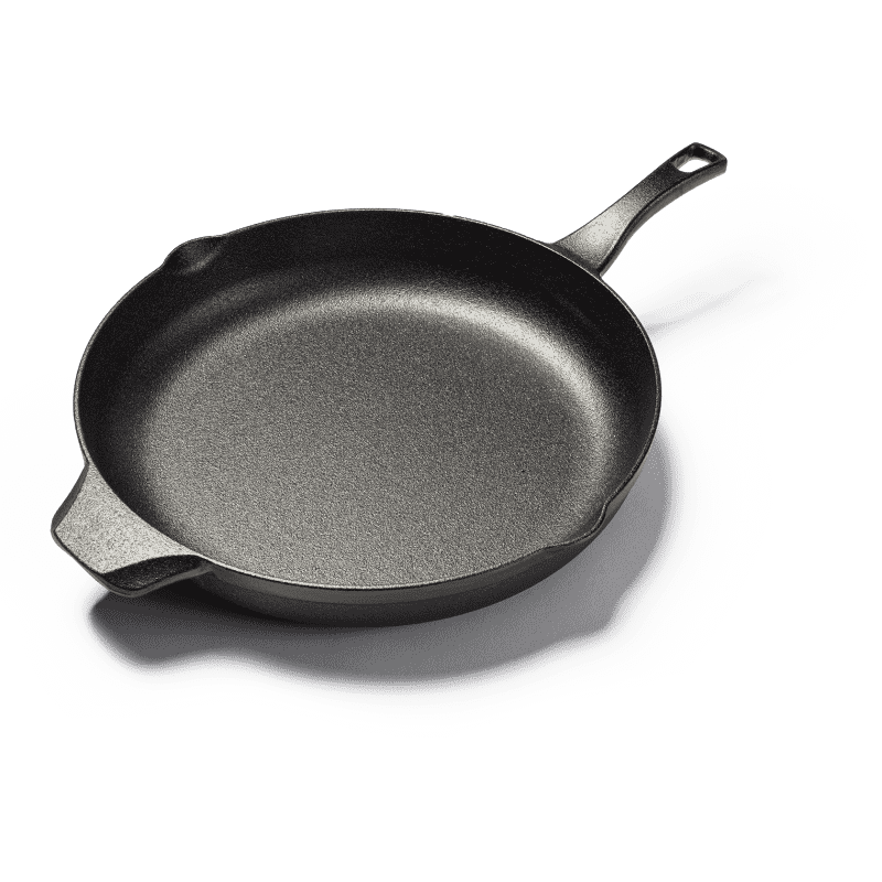 Pre-Seasoned Cast Iron Skillet- 12 inch for Home, Camping, Indoor and  Outdoor Cooking, Frying, Searing and Baking by Classic Cuisine