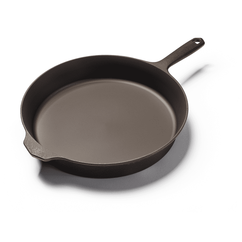 Choice 15 Pre-Seasoned Cast Iron Skillet with Helper Handle