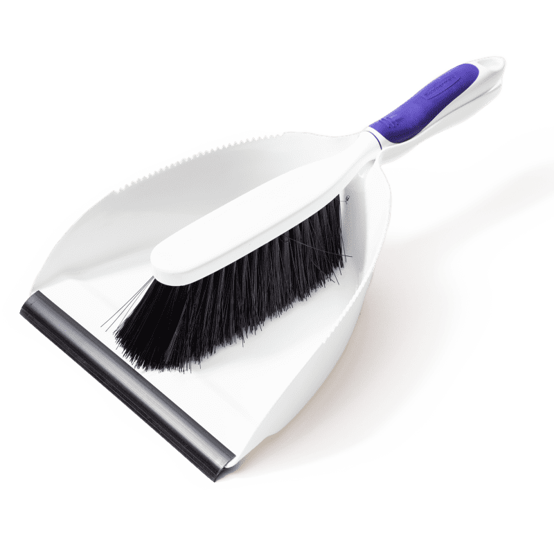 MR.SIGA mr.siga broom and dustpan set with long handle, upright