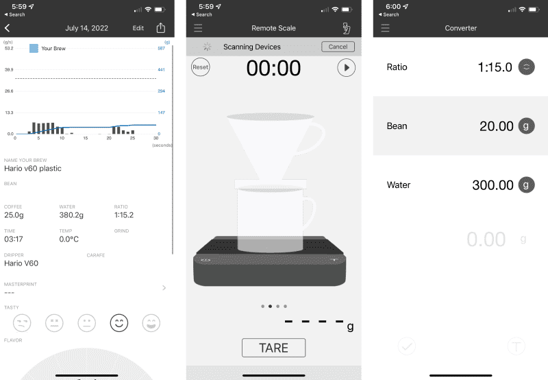 KitchenTour Best Coffee Scale with Timer —High Precision Pour Over Dri –  Laidrey