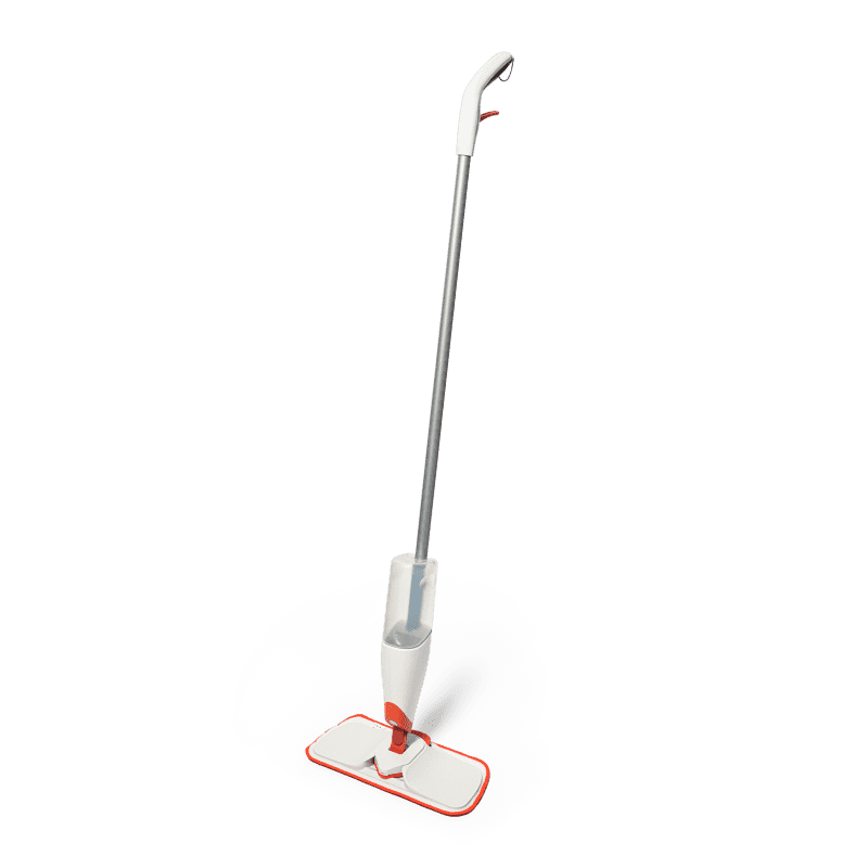 Microfiber Spray Mop with Slide-Out Scrubber