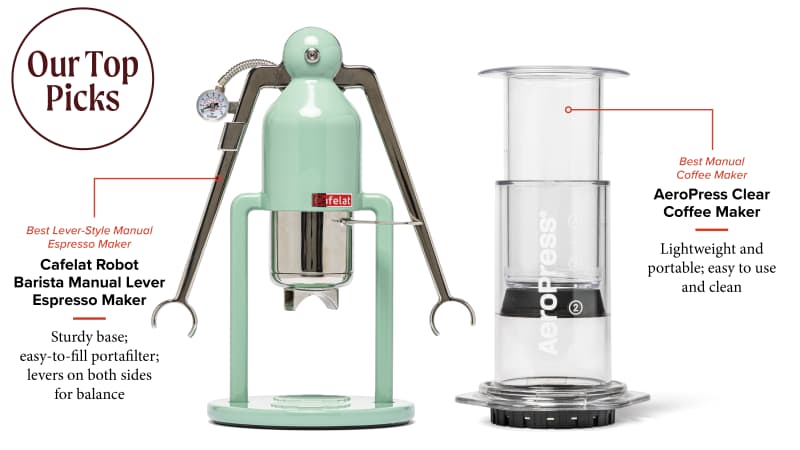 The Best Manual Espresso and Coffee Makers Of 2024 | America&rsquo;s 