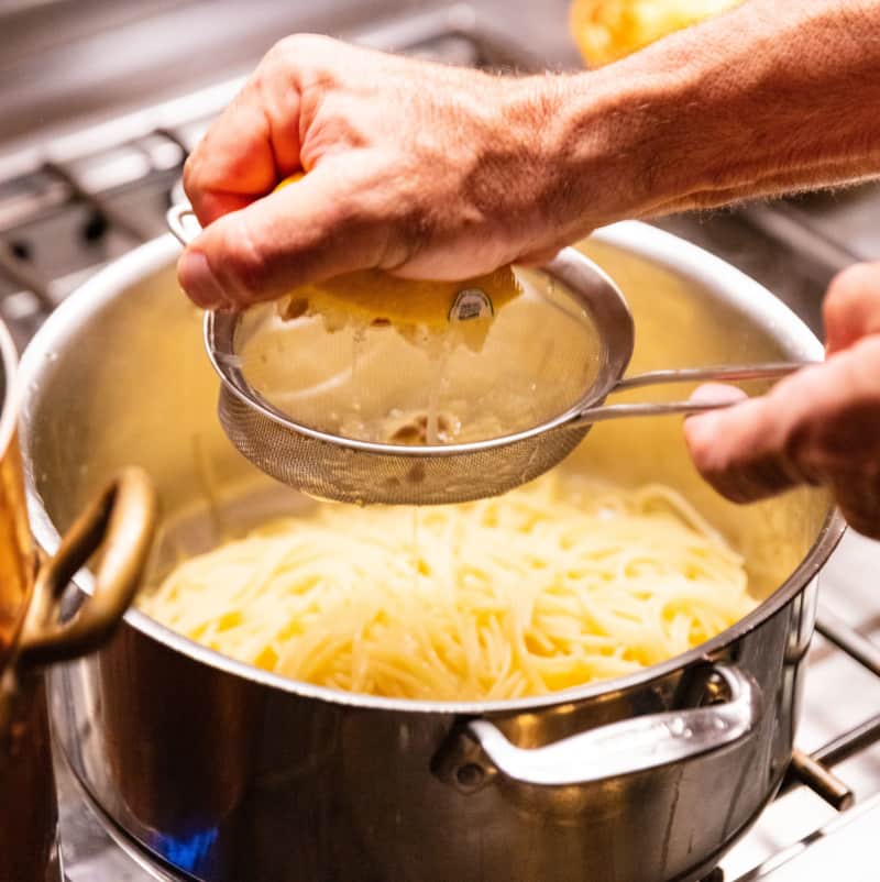Spaghetti Limone, the Frank Prisinzano Way
