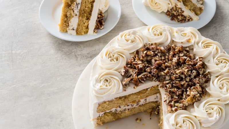 Bourbon Praline Cake