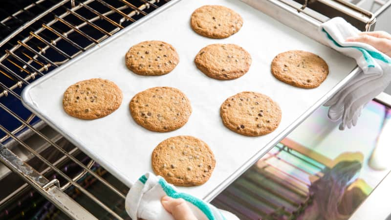 Thin and Crispy Chocolate Chip Cookies