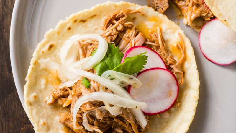 Braised Turkey Tacos