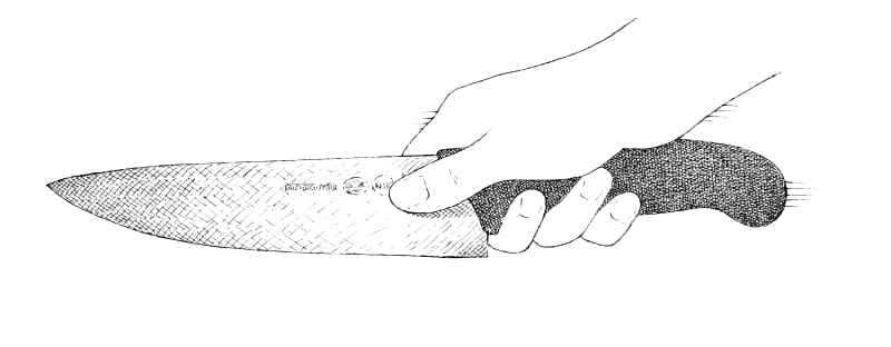 How to Safely Hold a Knife