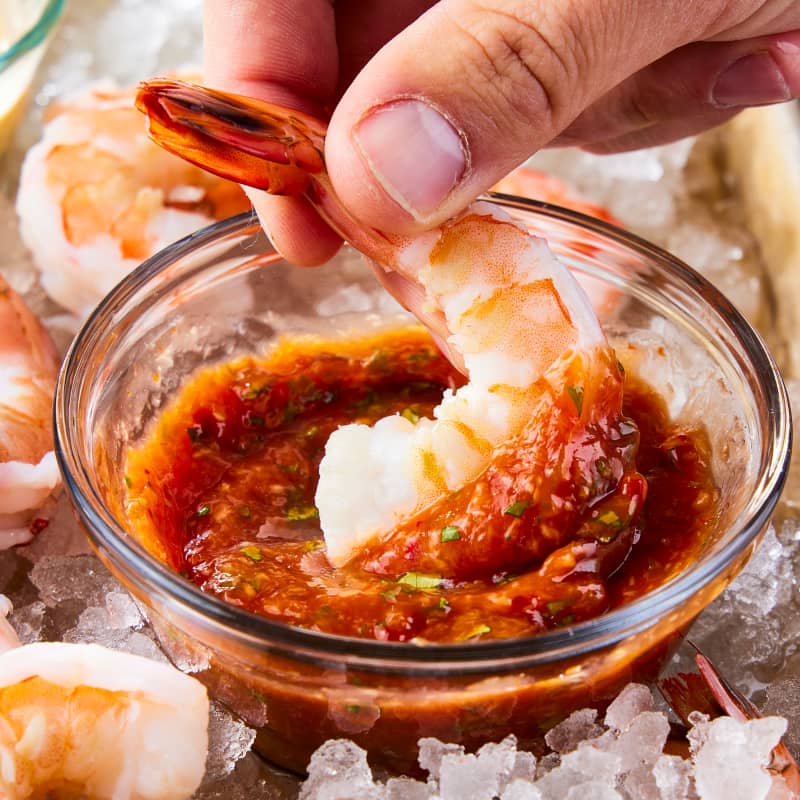 best presentation for shrimp cocktail