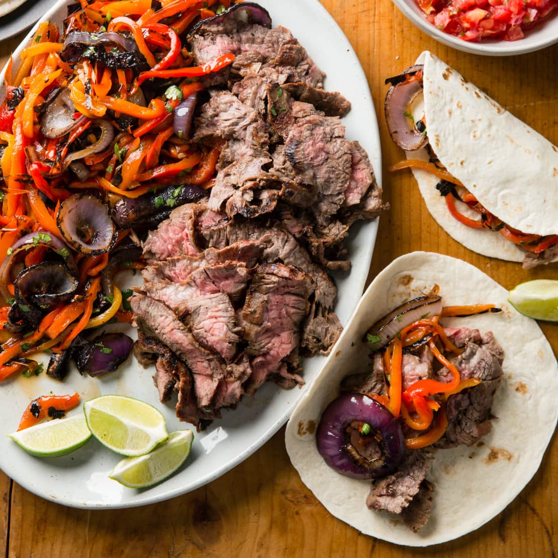 Grilled Steak Fajitas