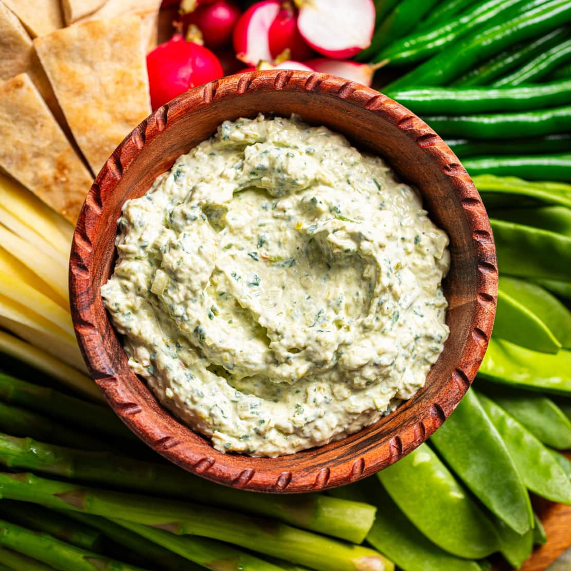 Fresh Leek and Spinach Dip