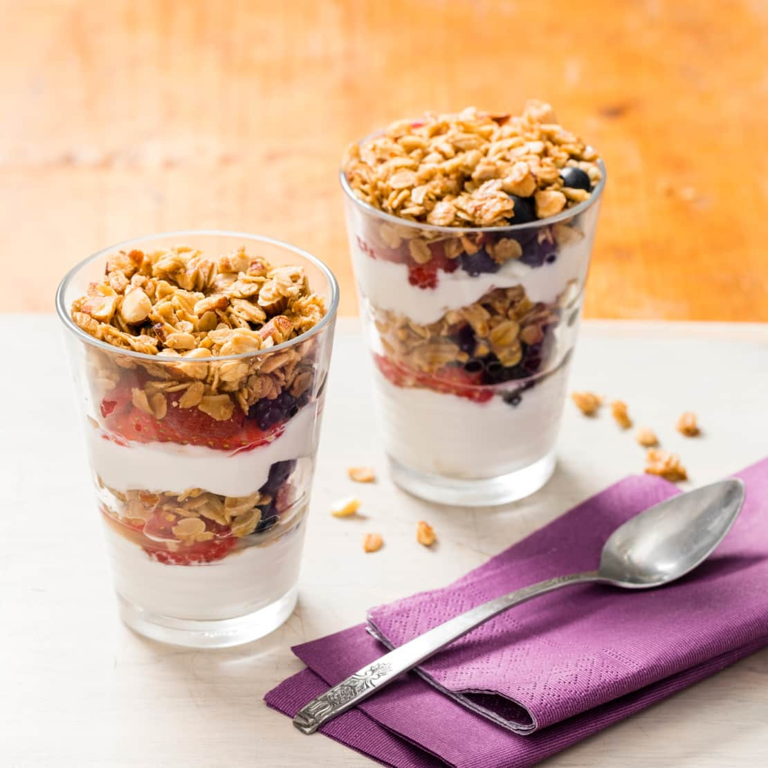 Yogurt and Berry Parfaits