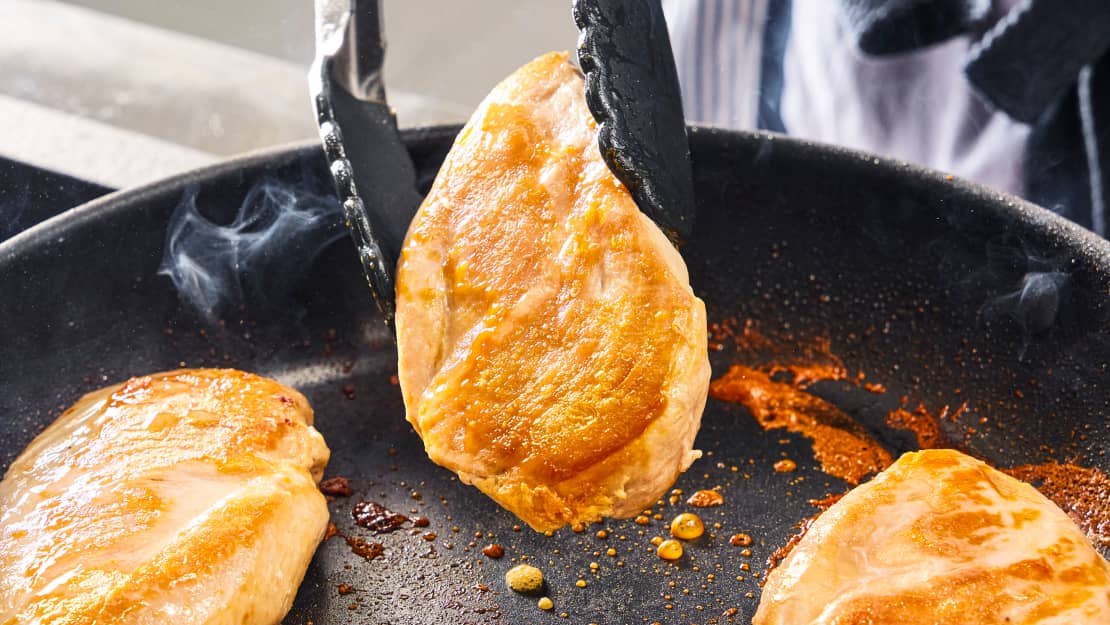 A Cold Skillet Makes The Juiciest Chicken Breasts