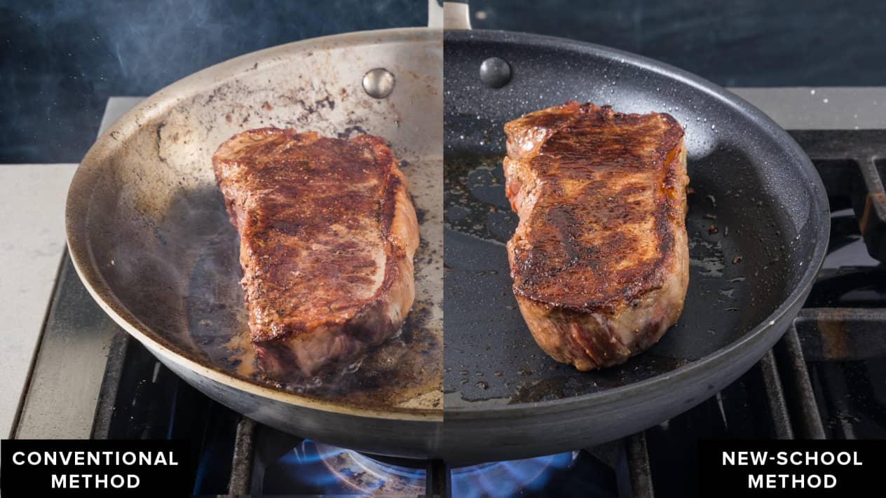 Searing Cast Iron Vs. Stainless Steel - What's Best For Your Steak? -  Virginia Boys Kitchens