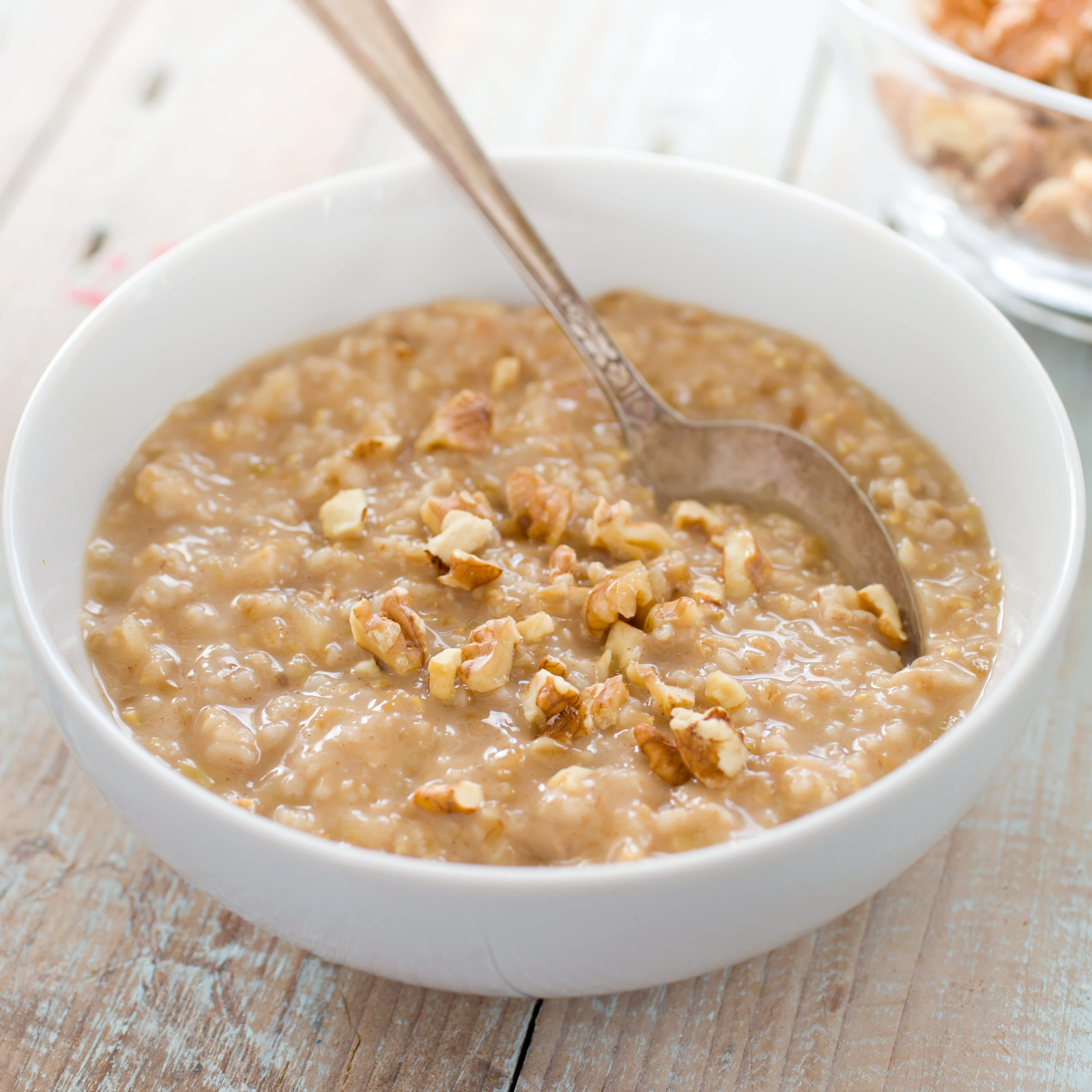 Apple-Cinnamon Steel-Cut Oatmeal | America's Test Kitchen