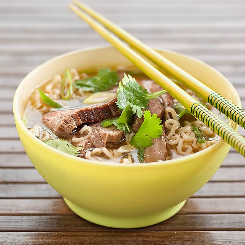 Ginger Beef and Ramen Noodle Soup | America's Test Kitchen