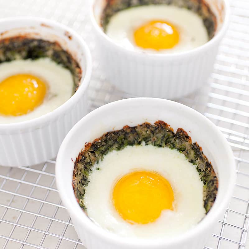 Baked Eggs Florentine | America's Test Kitchen