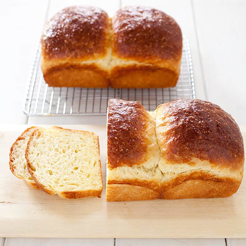 No-Knead Brioche Buns