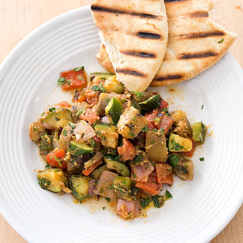 Tunisian-Style Grilled Vegetables (Mechouia)