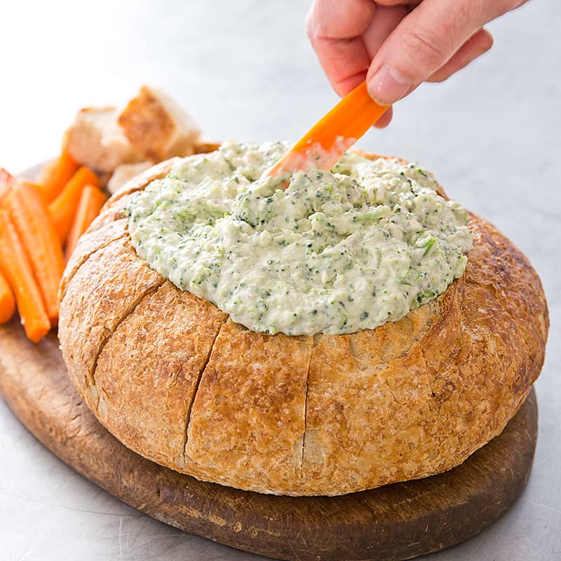 Broccoli Dip in a Bread Bowl | America's Test Kitchen