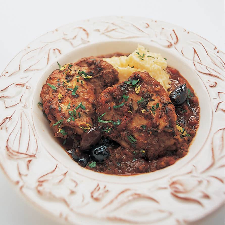 Chicken Provencal with Saffron, Orange, and Basil | America's Test Kitchen