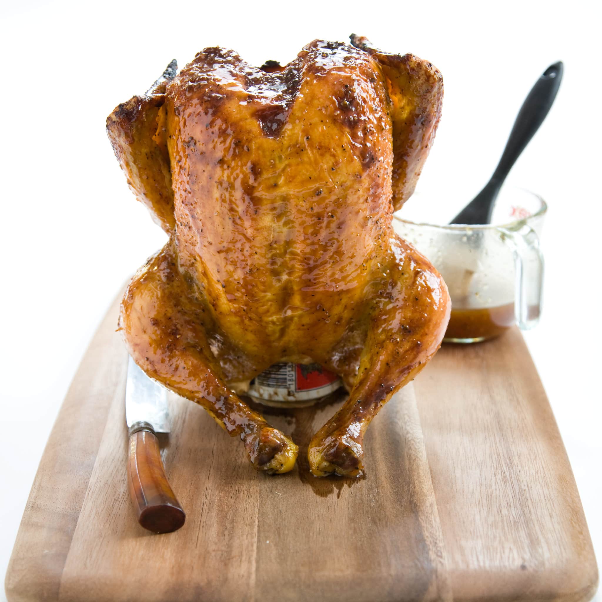 Grill-Roasted Beer Can Chicken for a Gas Grill
