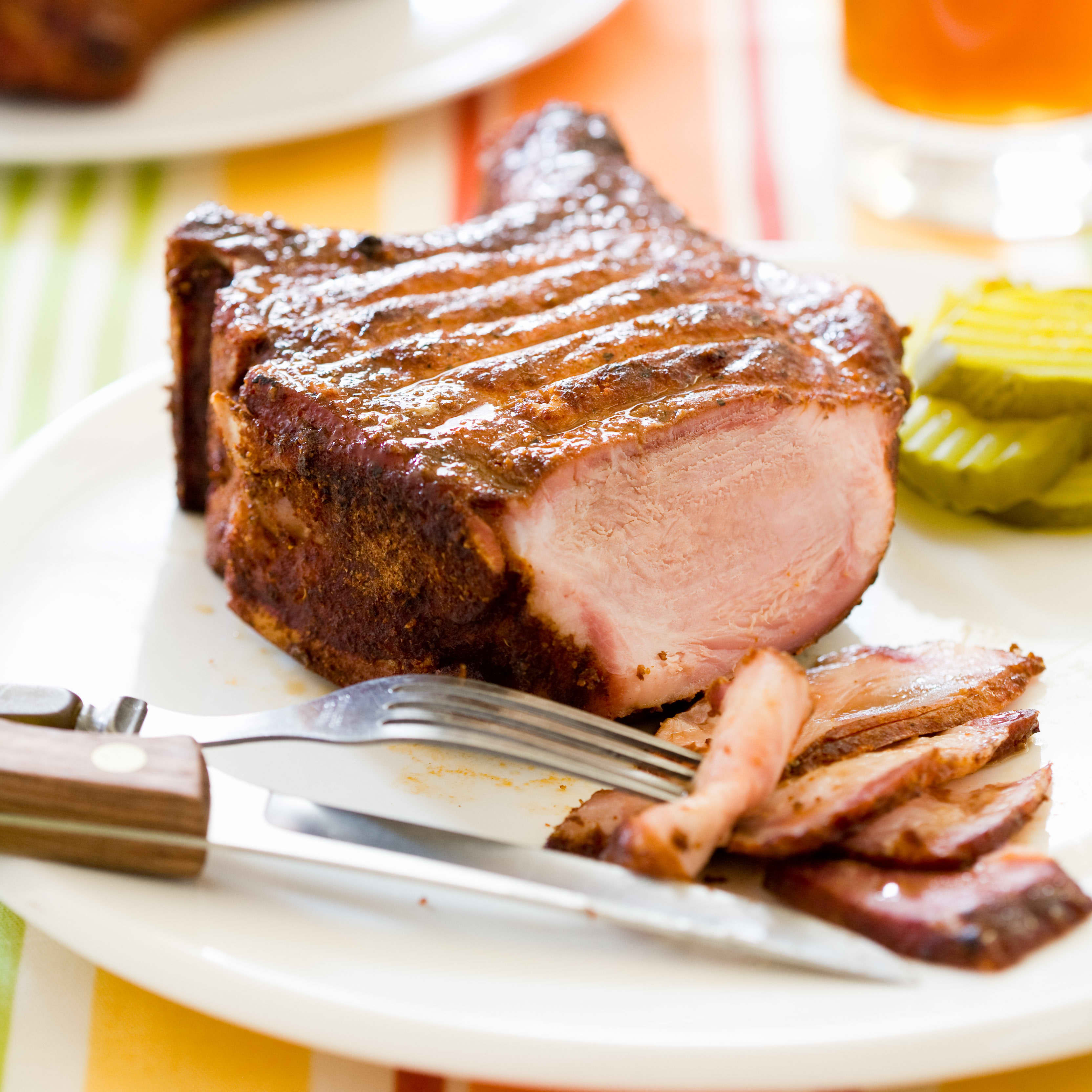 Smoked Double-Thick Pork Chops | America's Test Kitchen