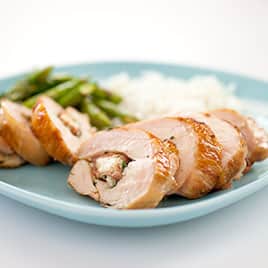 Charcoal-Grilled Stuffed Chicken Breasts with Prosciutto and Fontina | America's Test Kitchen