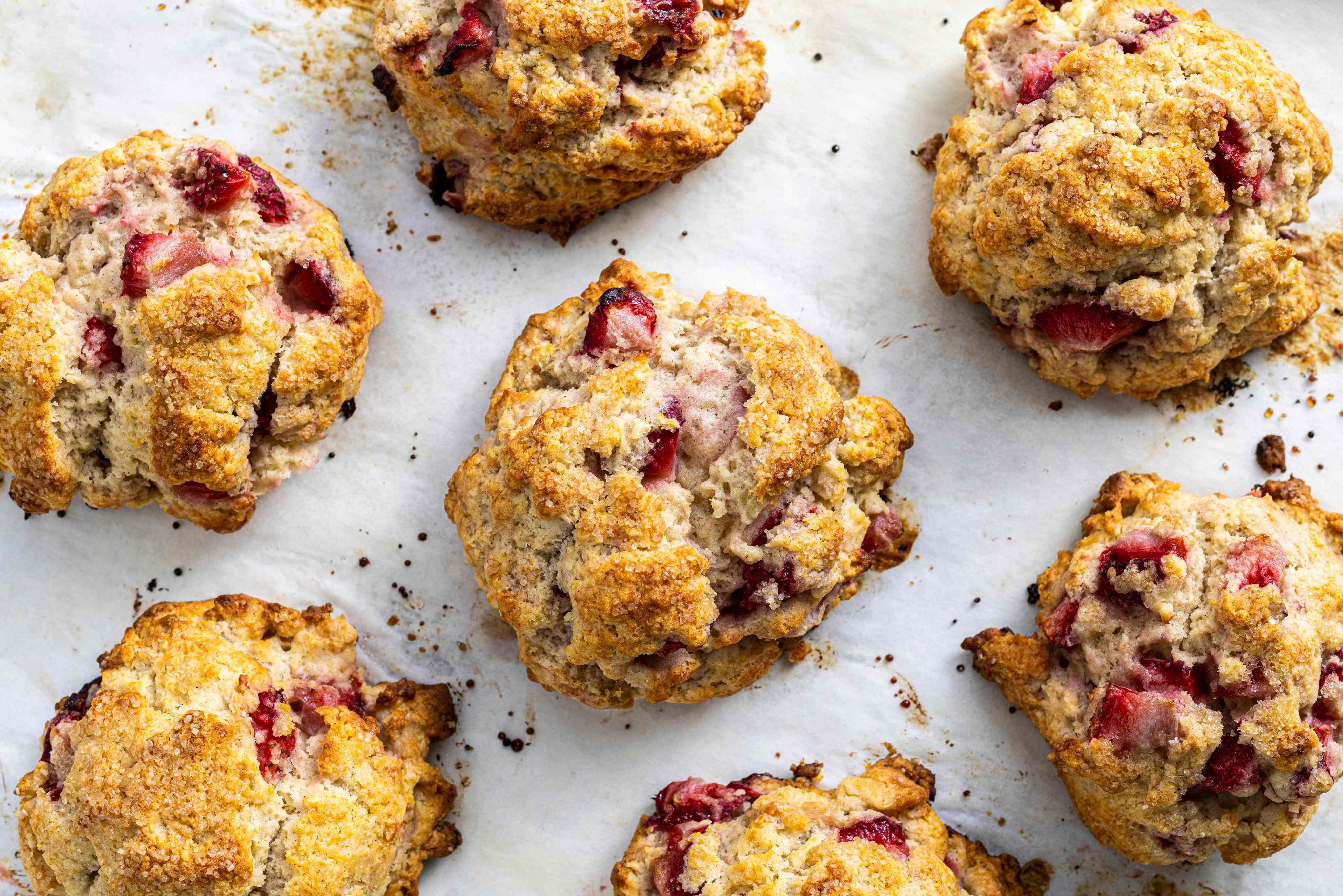 Strawberry Drop Biscuits