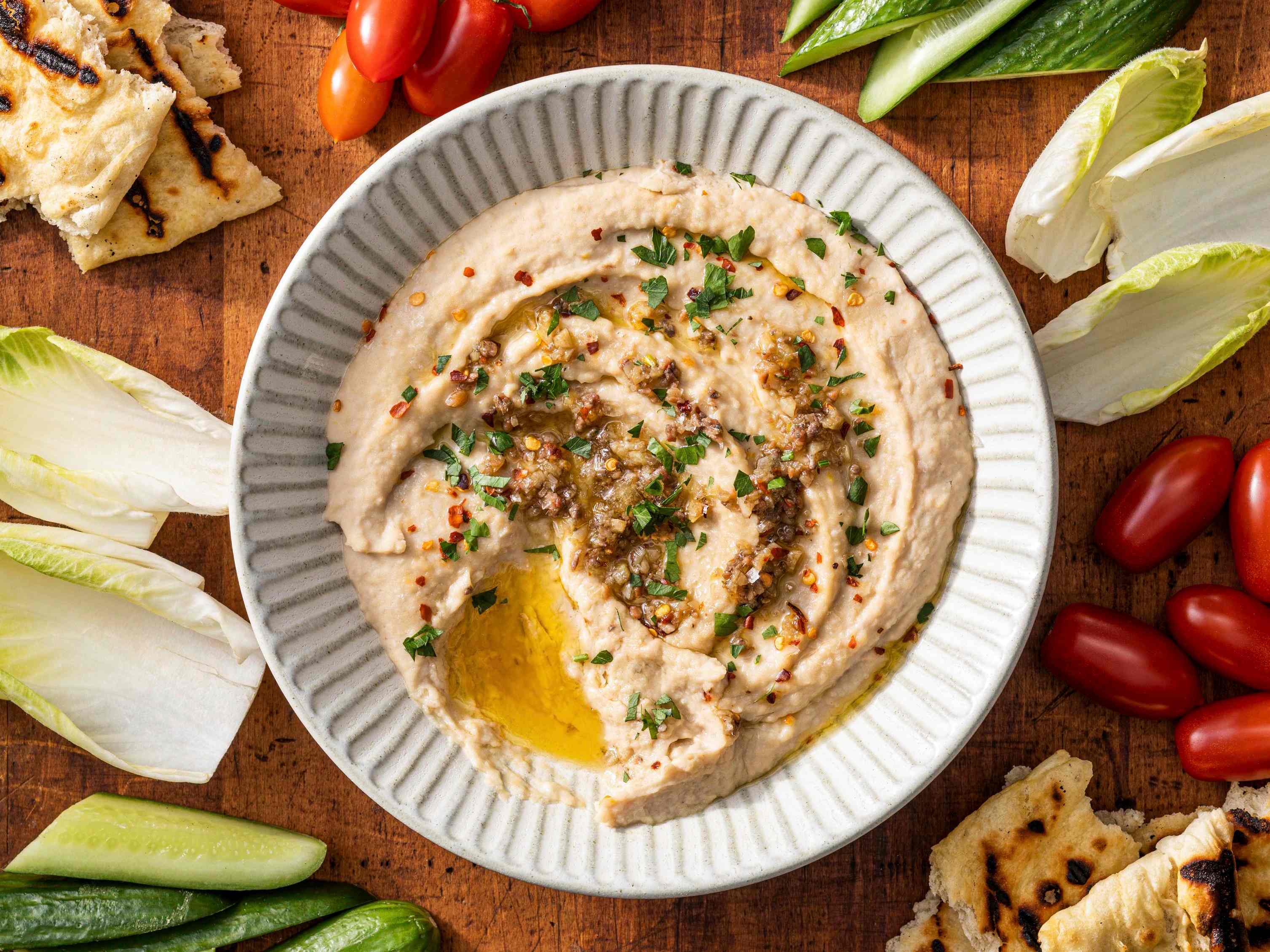 White Bean Dip with Anchovies and Garlic
