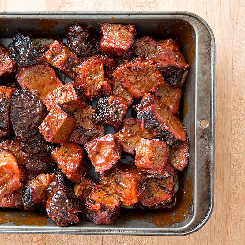 Barbecued Burnt Ends