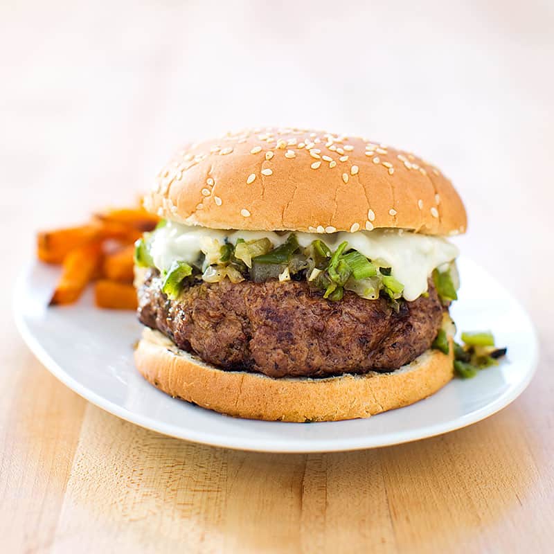 Green Chile Cheeseburgers | America's Test Kitchen