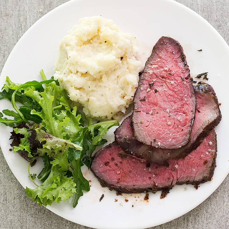 Rosemary-Garlic Top Sirloin Roast | America's Test Kitchen
