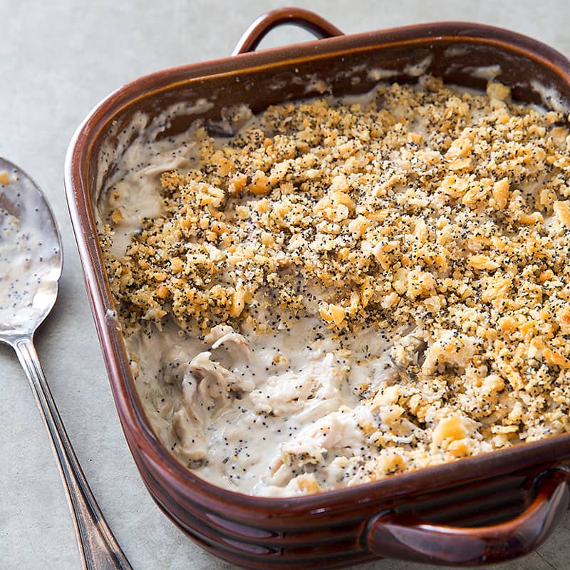 Poppy Seed Chicken Casserole | America's Test Kitchen