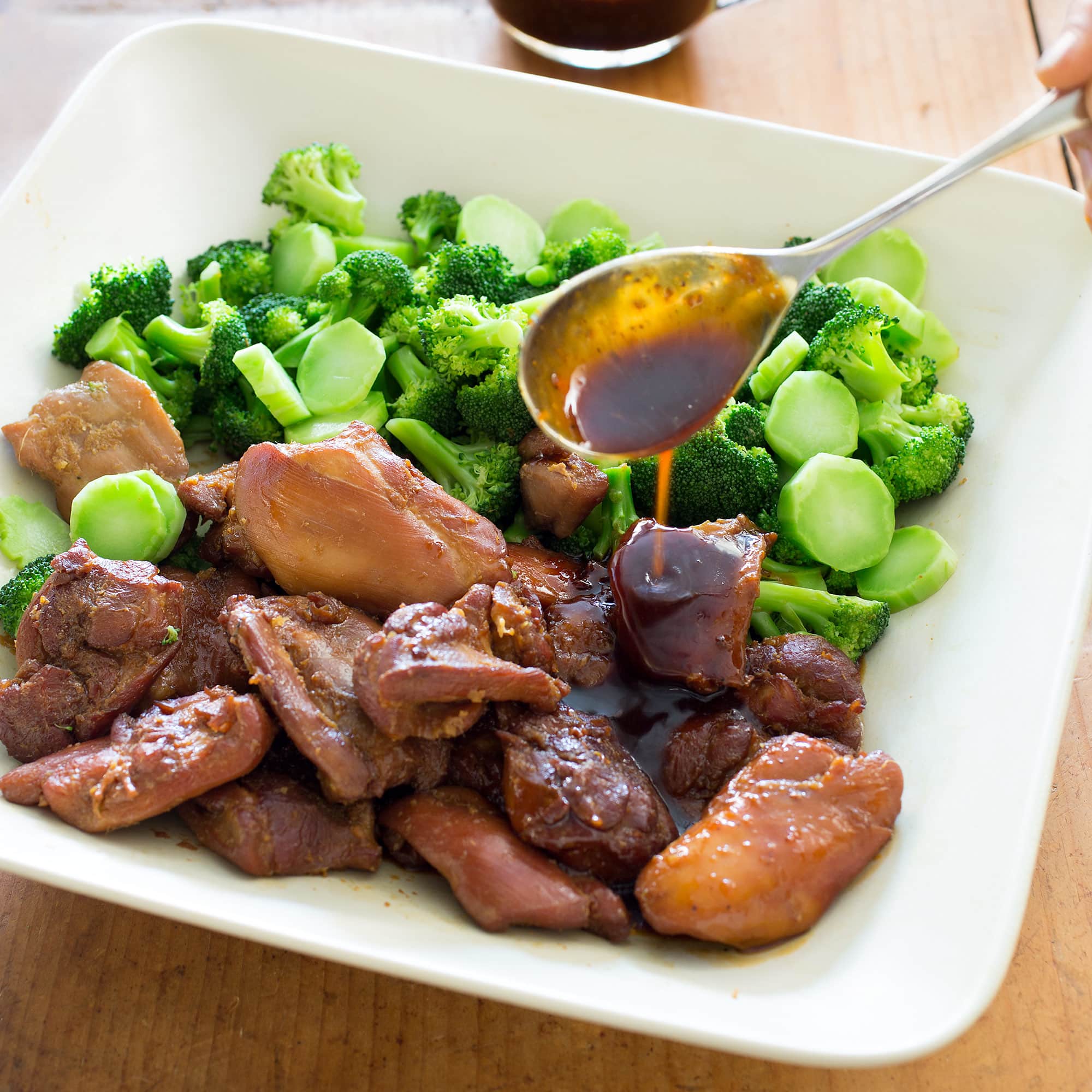 Vietnamese-Style Caramel Chicken with Broccoli