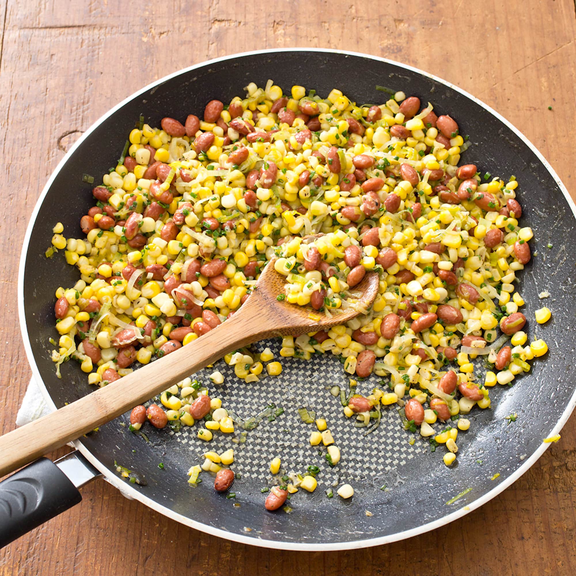 Succotash with Leeks and Black Pepper | America's Test Kitchen