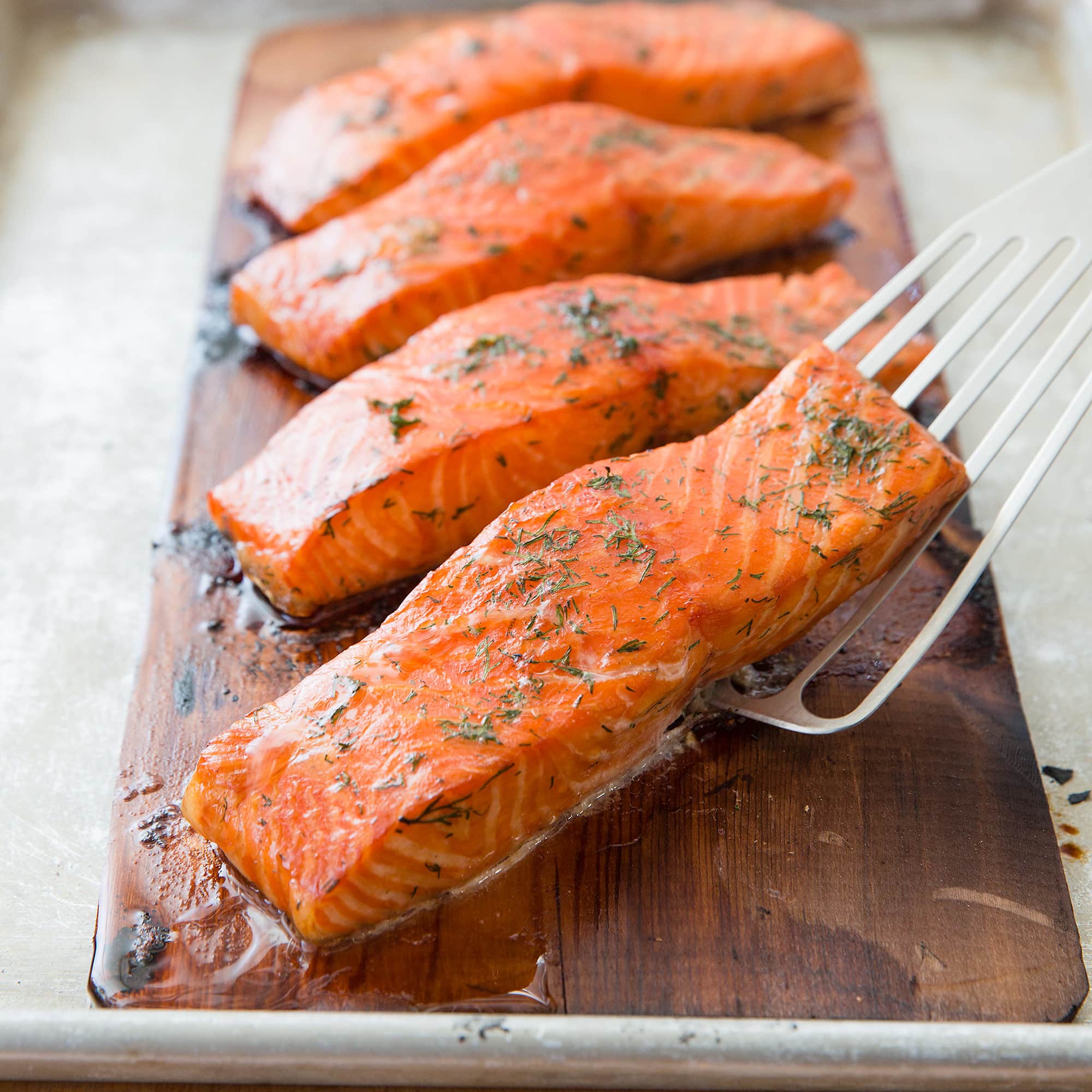 Cedar-Planked Salmon | America's Test Kitchen