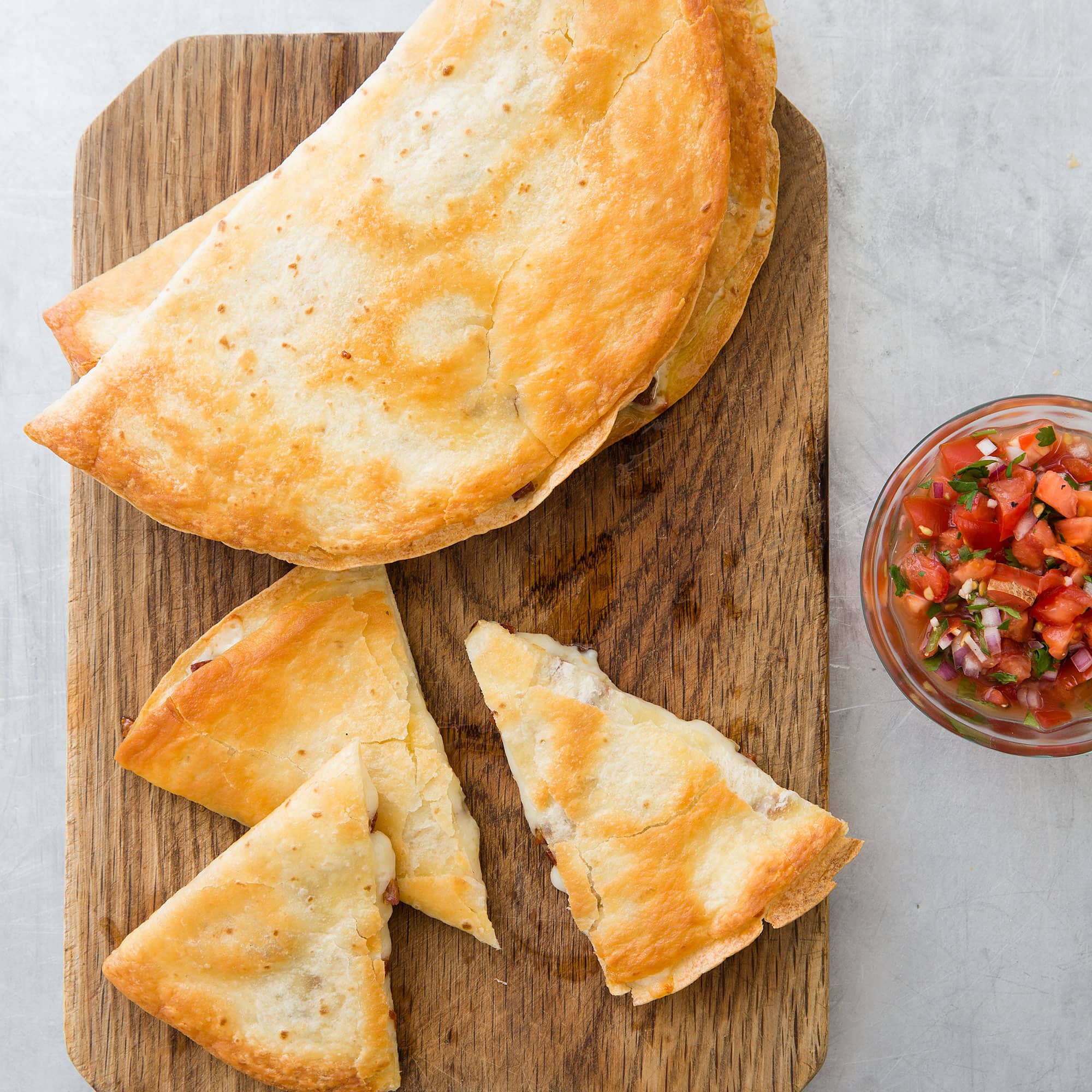 Chorizo Quesadillas for a Crowd