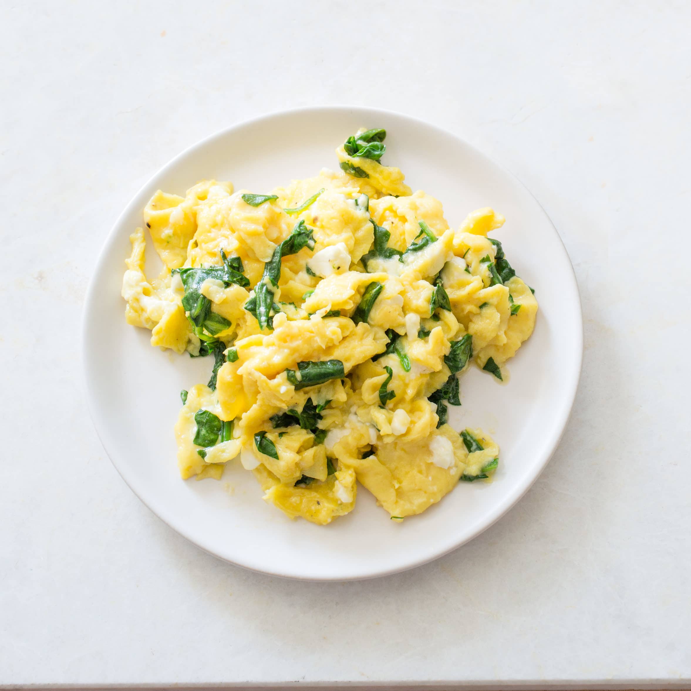 Spinach and Feta Breakfast Scramble | America's Test Kitchen