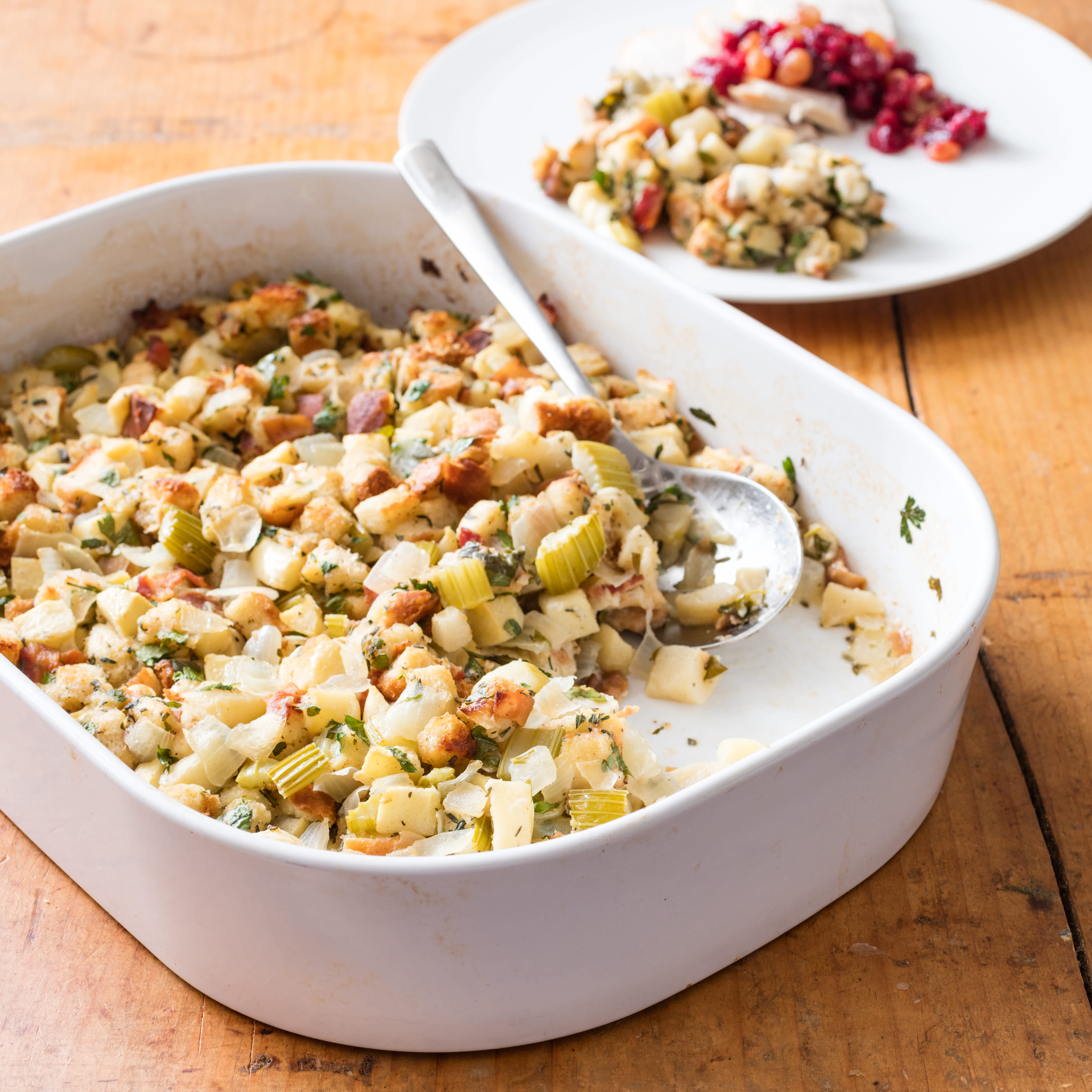 Bacon and Apple Stuffing | America's Test Kitchen