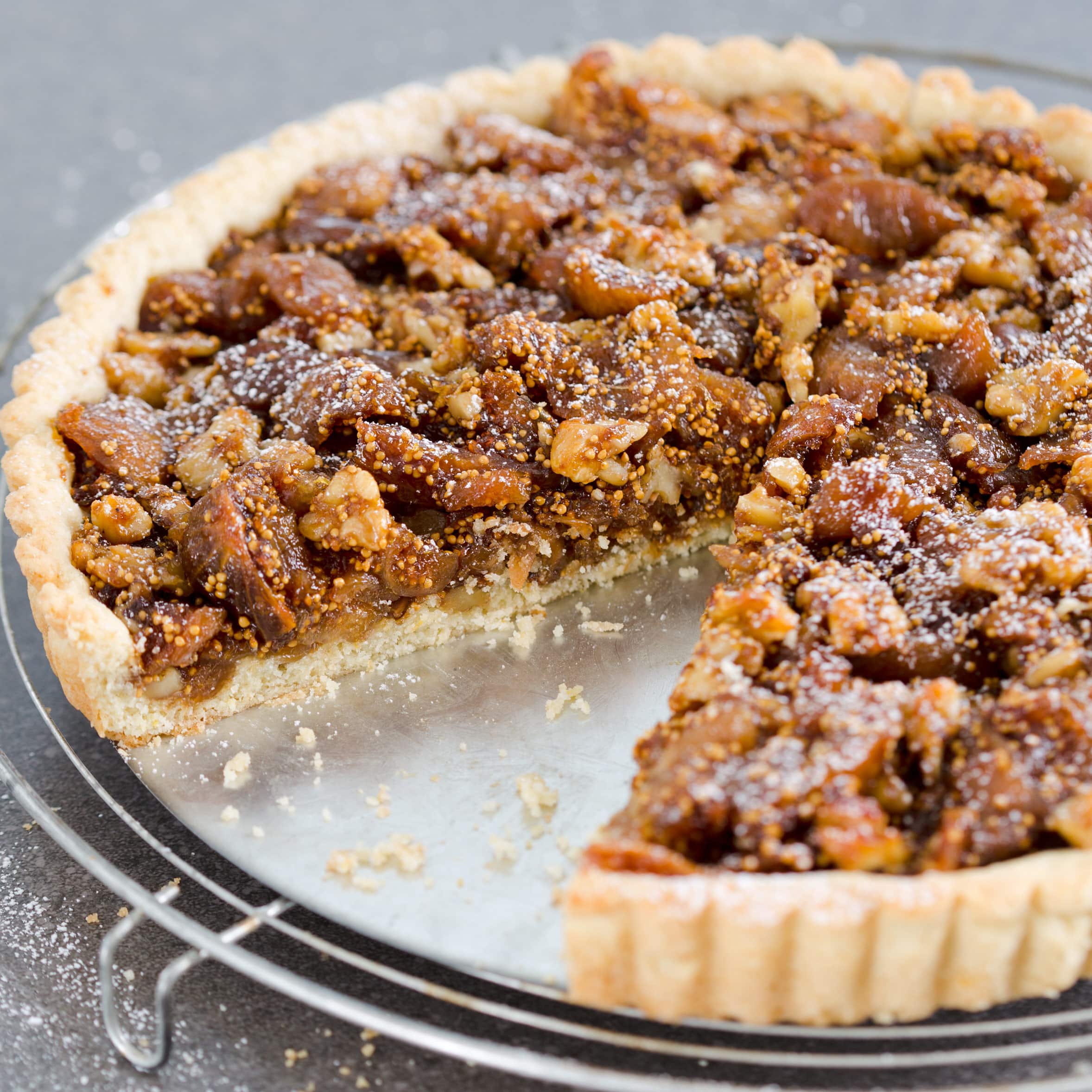 Fig-Walnut Tart
