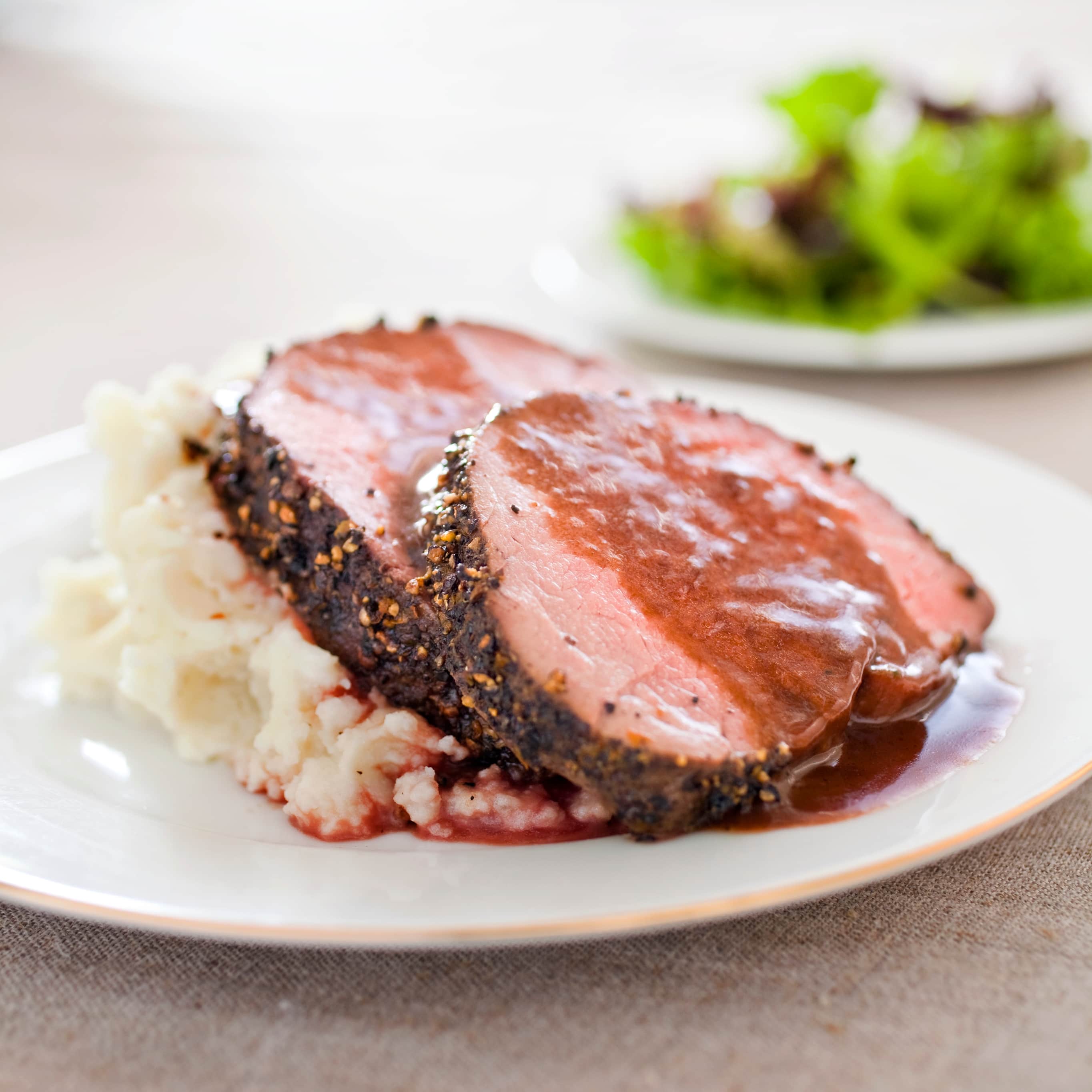 Pepper-Crusted Center-Cut Beef Tenderloin Roast | America's Test Kitchen