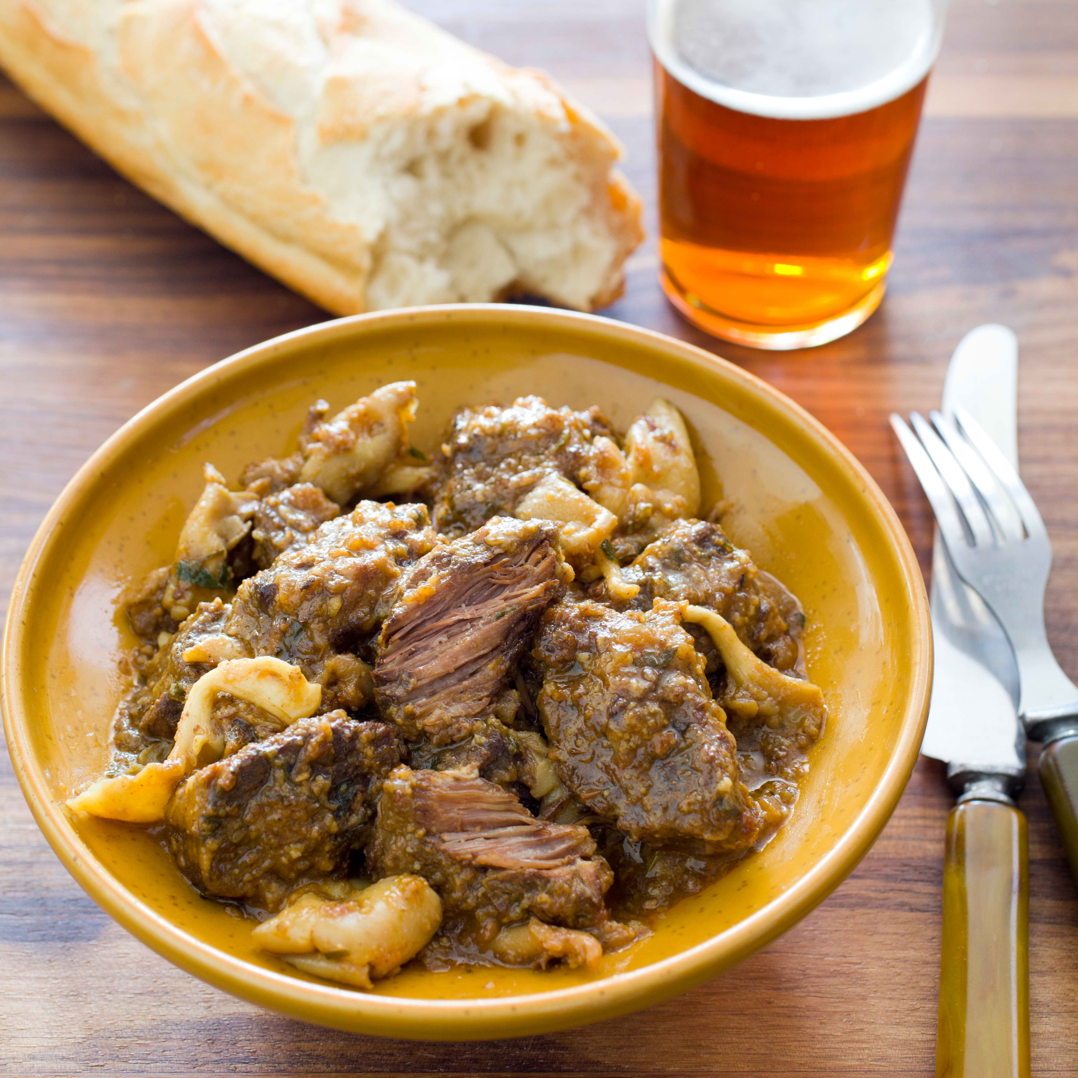 Catalan-Style Beef Stew with Mushrooms | America's Test Kitchen