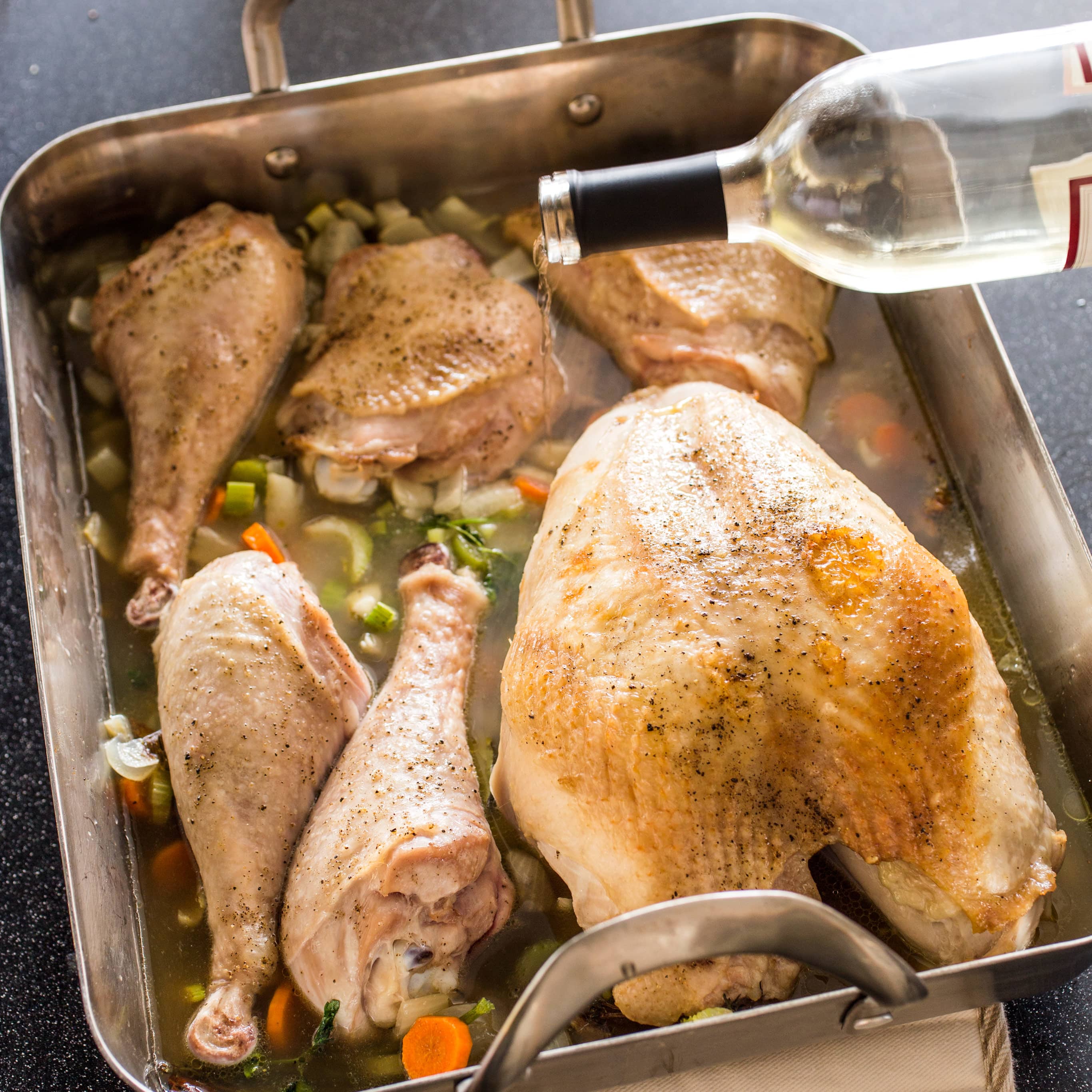 Braised Turkey with Gravy