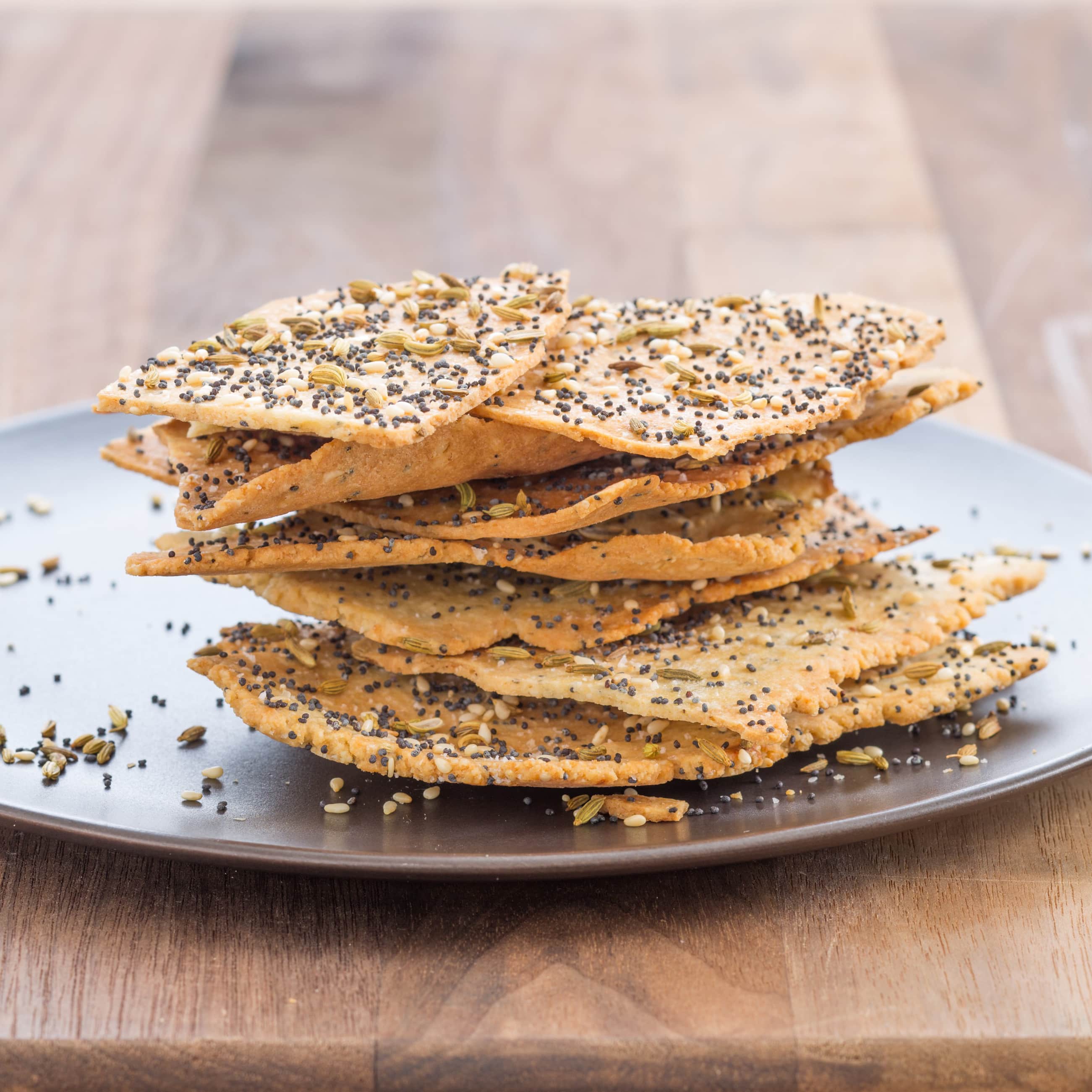 Paleo Seeded Crackers
