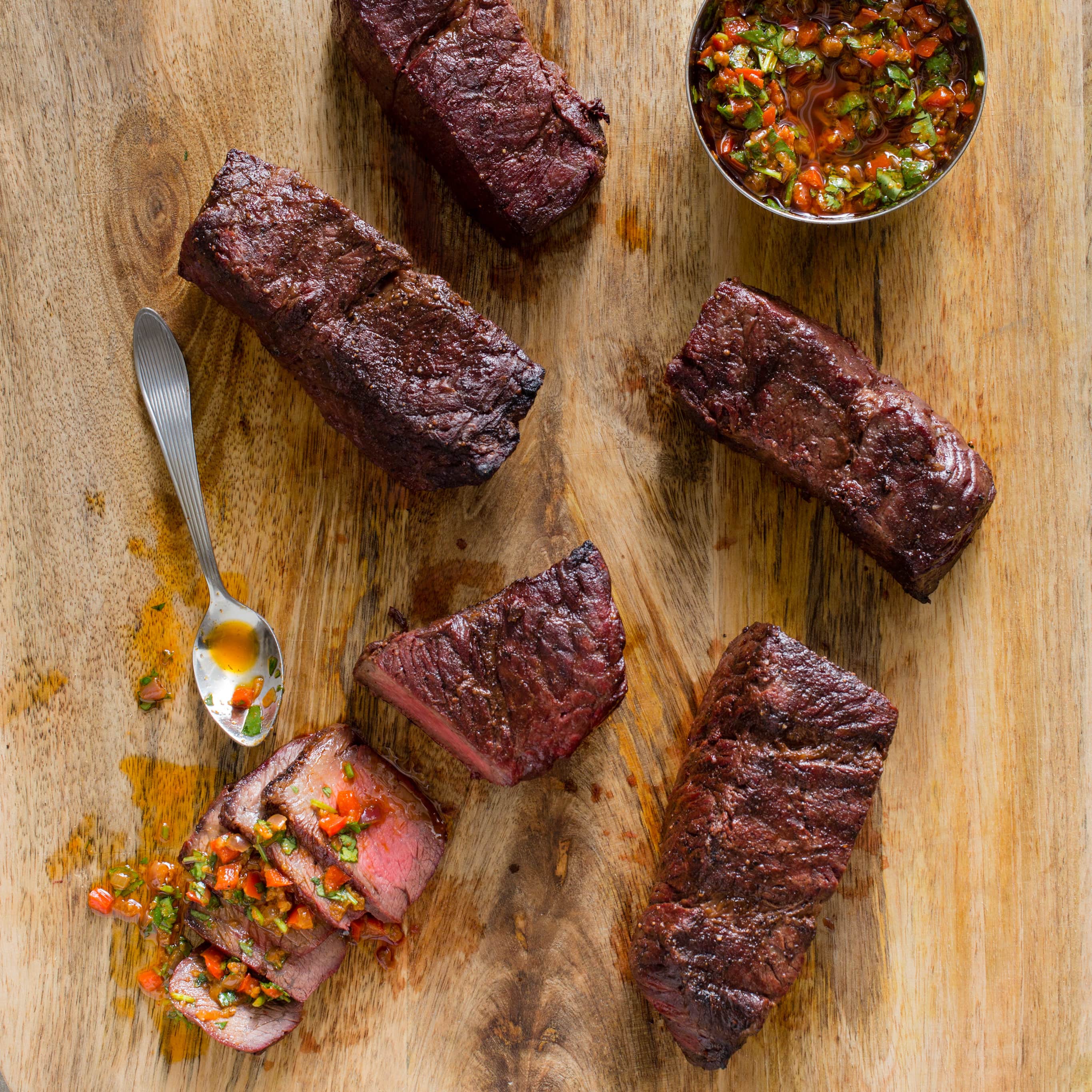 Grilled Boneless Short Ribs with Argentine-Style Pepper Sauce | America's Test Kitchen