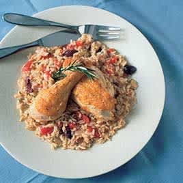 Chicken and Rice with Saffron, Peas, and Paprika | America's Test Kitchen