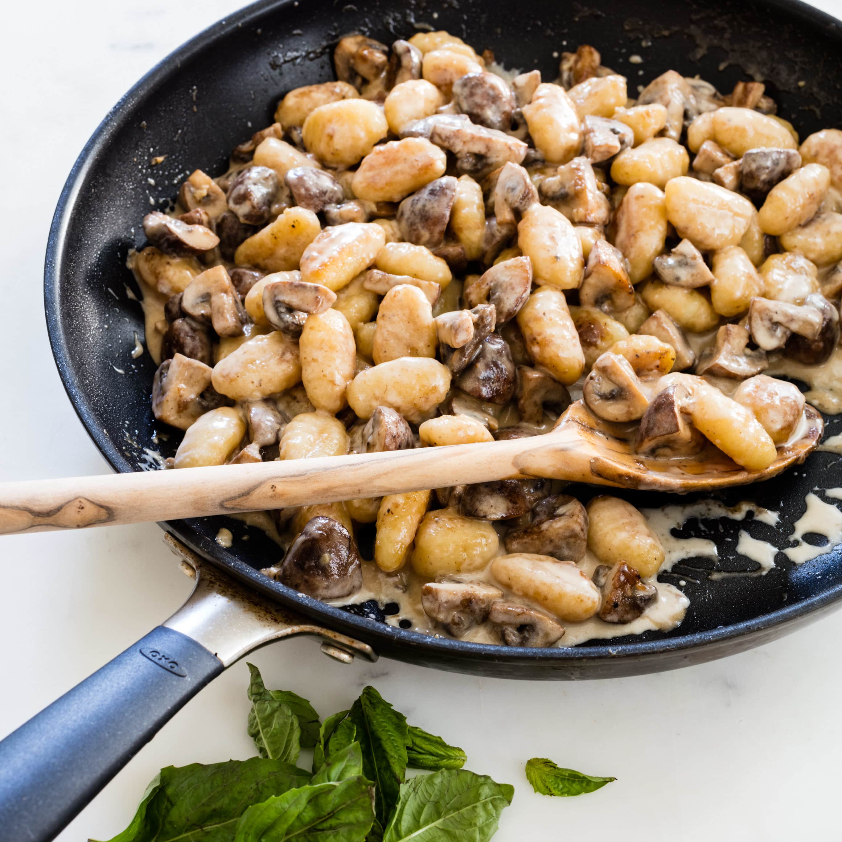 Creamy Gnocchi with Mushrooms | America's Test Kitchen