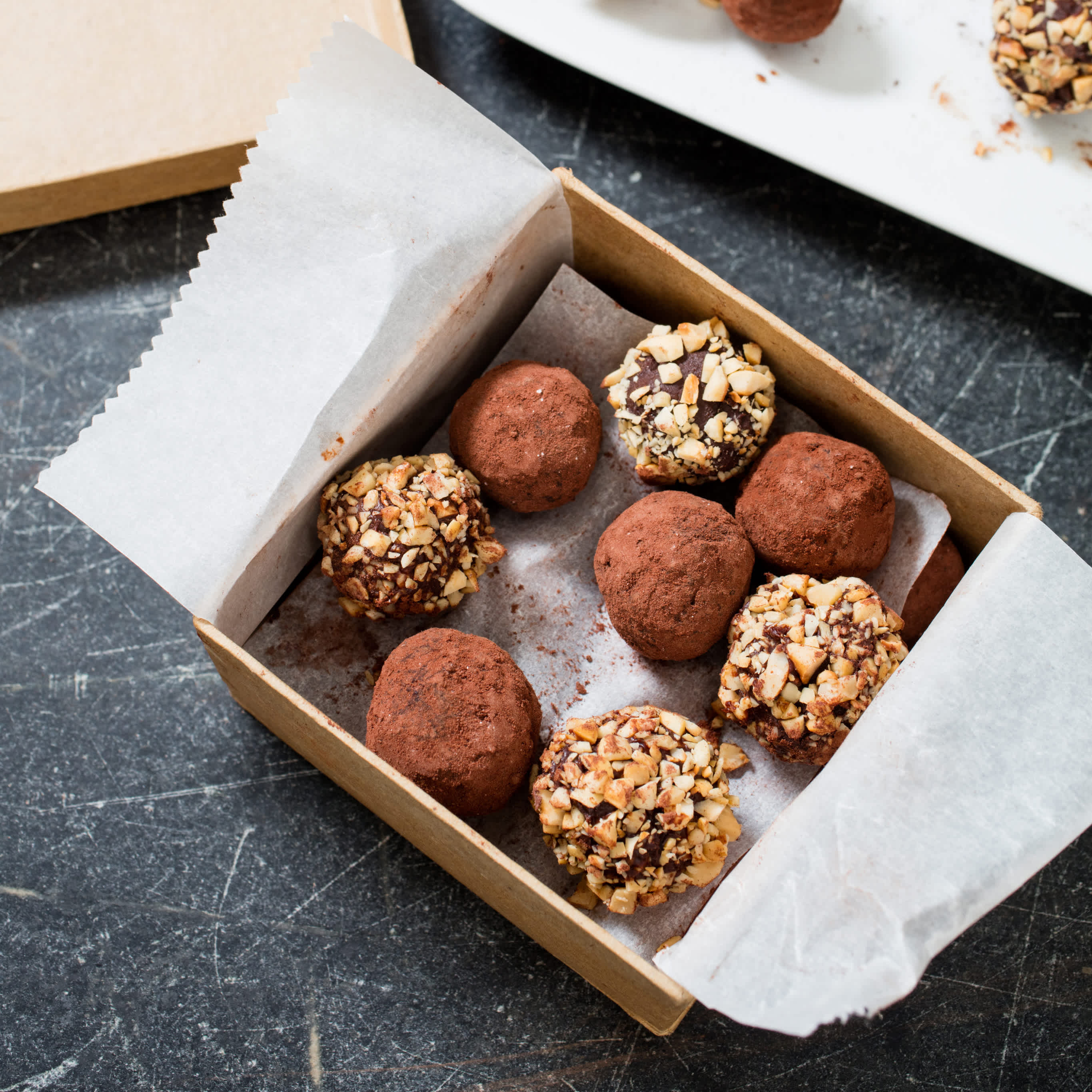 Chocolate Chai Masala Truffles