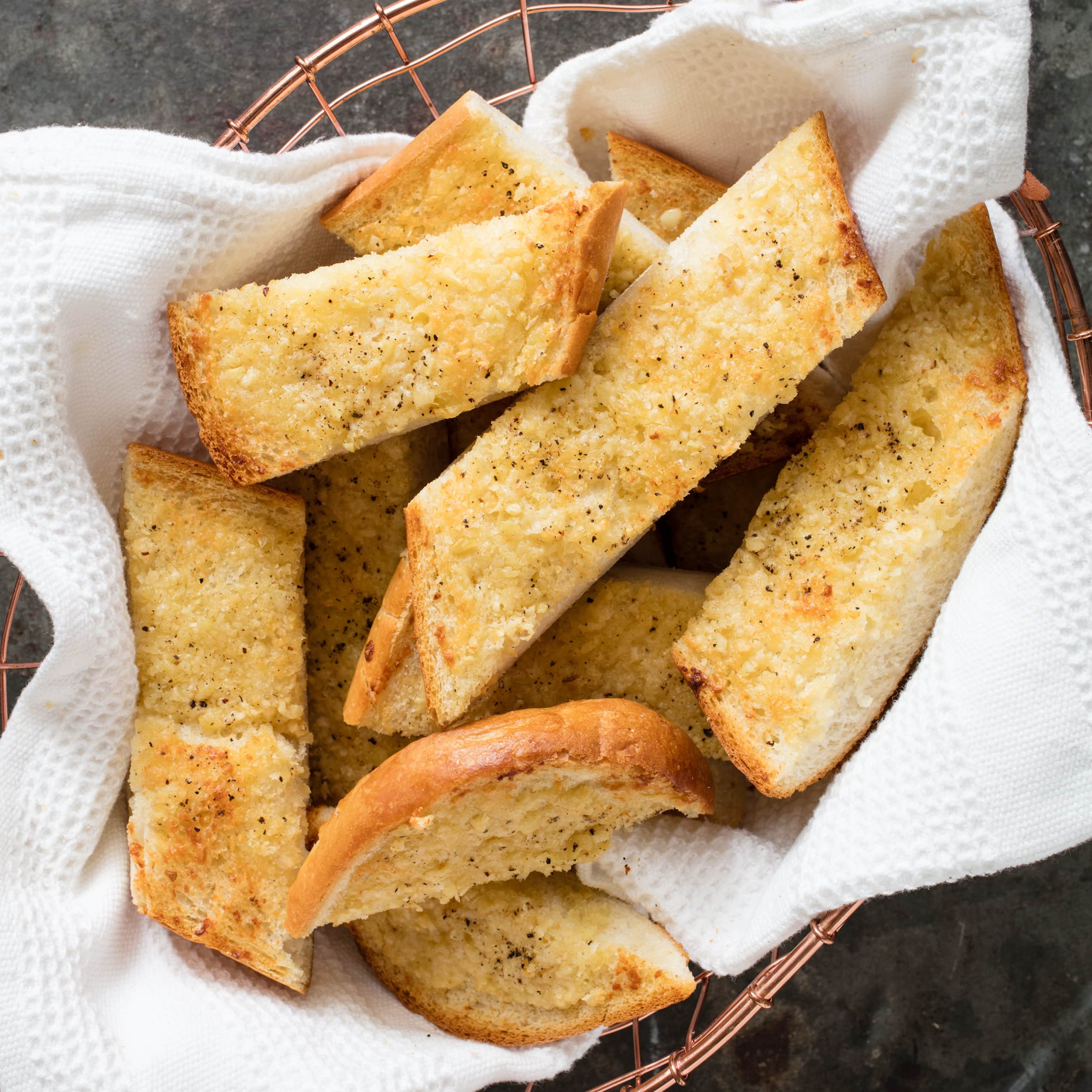 Parmesan and Asiago Cheese Garlic Bread